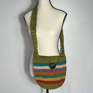 CROSSBODY BAG COLOMBIAN NATURAL FIBRE NATURAL DYES HAND MADE